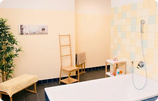 Ruhe- und Massageraum im Freizeitbereich