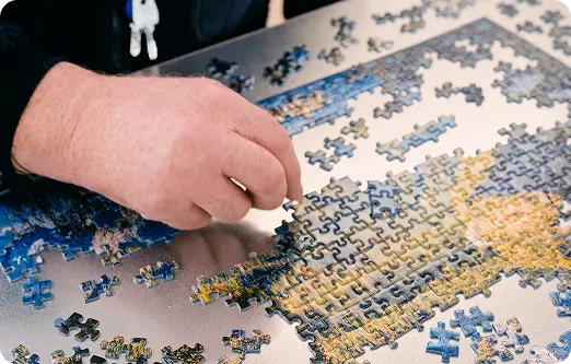 Puzzeln als Freizeitbeschäftigung