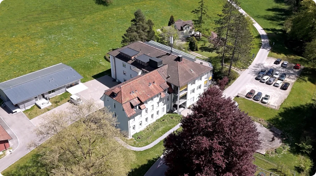 Luftaufnahme des Haus am Weg der Murg-Stiftung